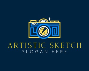 Artistic Multimedia Photography logo design