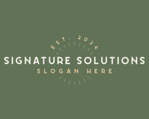 Hipster Boutique Brand logo