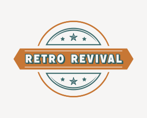 Retro Generic Star logo design