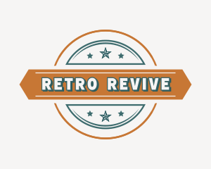 Retro Generic Star logo design