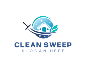 Cleaning Eco Disinfection logo design