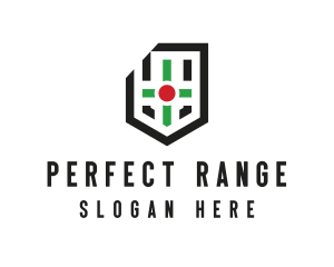 Cross Target Range logo design