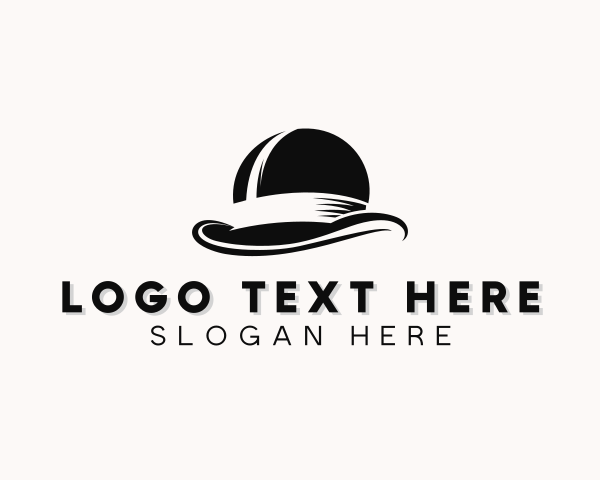 Bowler Hat logo example 4