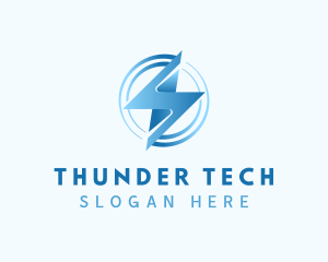 Thunder Bolt Express logo design