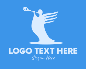 Blue Angel Trumpet Logo