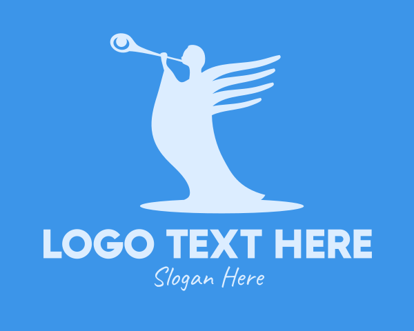 Angel Wings logo example 1