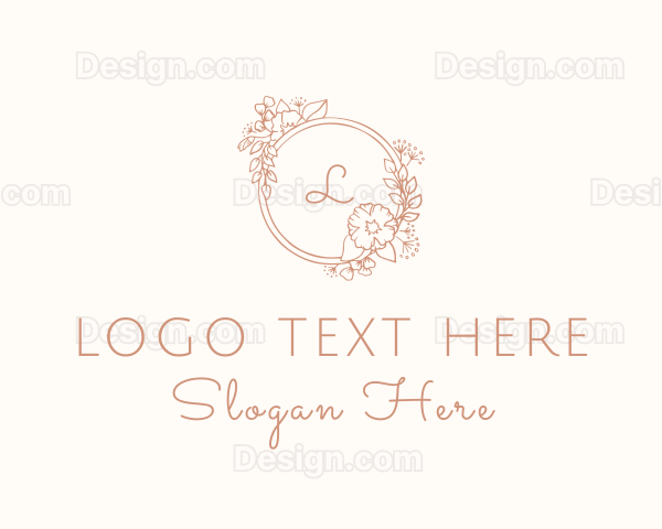 Marigold Flower Wedding Planner Logo