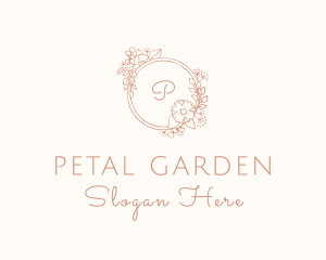 Marigold Flower Wedding Planner logo design