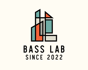 Stained Glass Building logo design