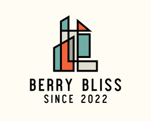 Stained Glass Building logo design