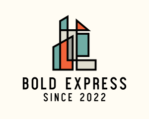 Stained Glass Building logo design