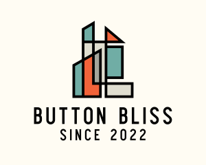 Stained Glass Building logo design