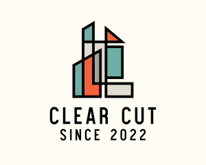 Stained Glass Building logo design