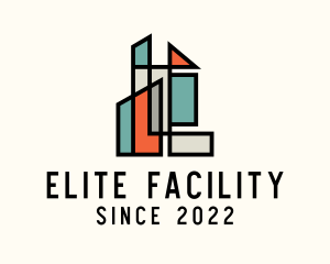 Stained Glass Building logo design