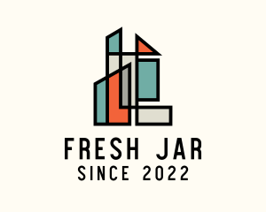 Stained Glass Building logo design