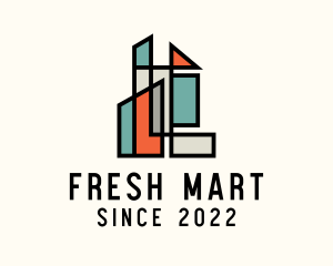 Stained Glass Building logo design