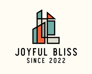 Stained Glass Building logo design