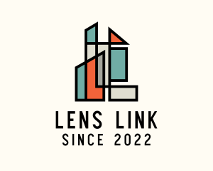 Stained Glass Building logo design