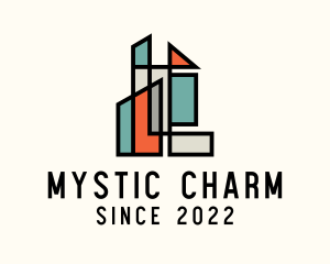 Stained Glass Building logo design