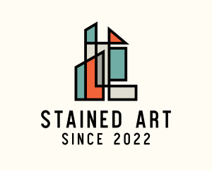 Stained Glass Building logo design