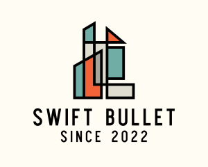 Stained Glass Building logo design