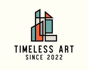 Stained Glass Building logo design