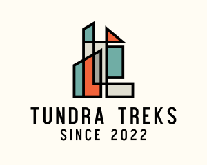 Stained Glass Building logo design