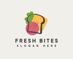 Fresh Sandwich Snack logo design
