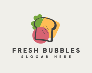 Fresh Sandwich Snack logo design