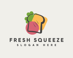 Fresh Sandwich Snack logo design