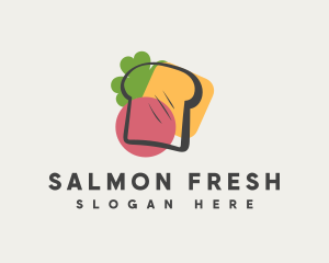 Fresh Sandwich Snack logo design