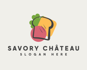 Fresh Sandwich Snack logo design