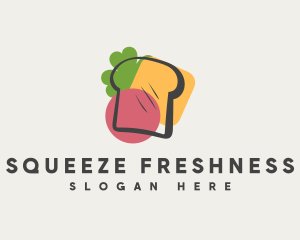 Fresh Sandwich Snack logo design