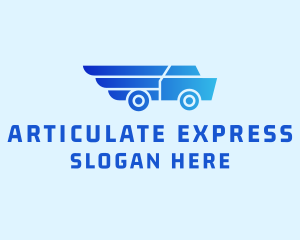 Express Cargo Truck  logo design