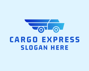 Express Cargo Truck  logo design