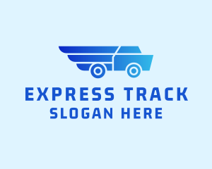 Express Cargo Truck  logo design