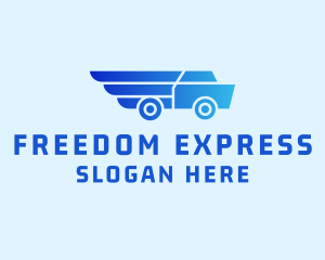 Express Cargo Truck  logo design