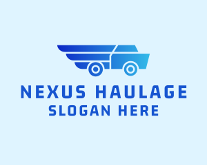 Express Cargo Truck  logo design