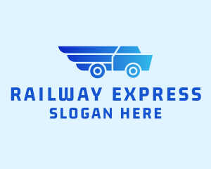 Express Cargo Truck  logo design