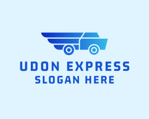 Express Cargo Truck  logo design