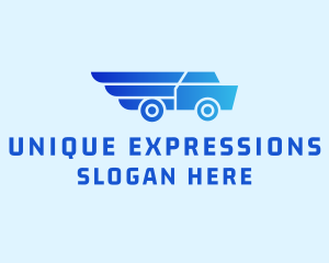 Express Cargo Truck  logo design