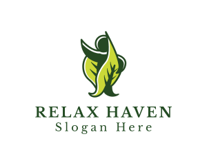 Human Leaves Wellness Logo