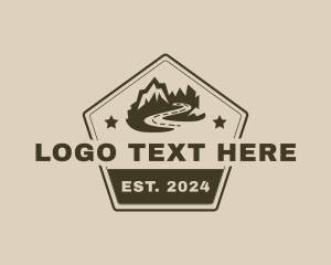 Classic Mountain Landscape logo