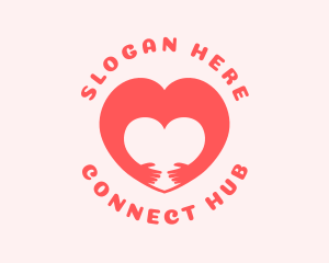 Hug Heart Cooperative logo design