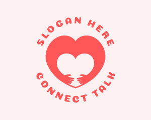 Hug Heart Cooperative logo design