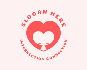 Hug Heart Cooperative logo design