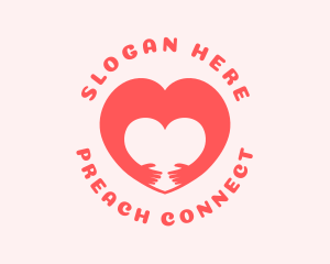 Hug Heart Cooperative logo design