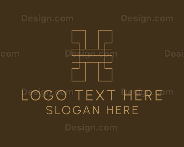 Luxury Business Letter H Logo