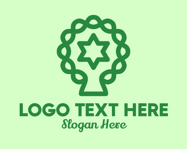 Hebrew logo example 3