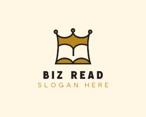 Gold King Book  logo design